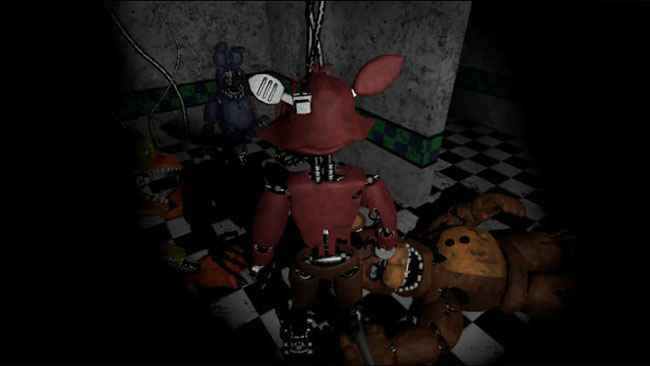 FNAF 2 Playable Animatronics Playing As Withered Foxy (No Commentary) -  Squishy Main 